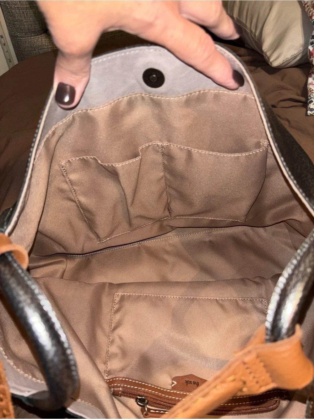 THE SAK - FELIX TOTE - Metallic Silver